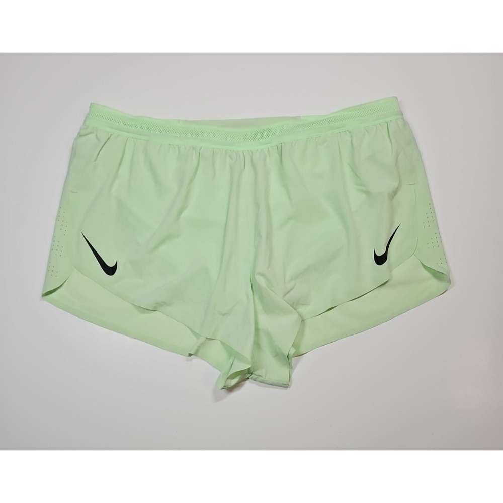 Nike AeroSwift Dri-Fit ADV Mens Green 2" Running Shorts Size XL NWT